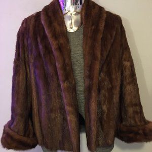 1940s-1950s vintage mink fur coat by I.Magnin & Co